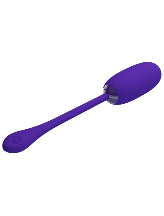 Фиолетовое перезаряжаемое виброяйцо Julius - Baile