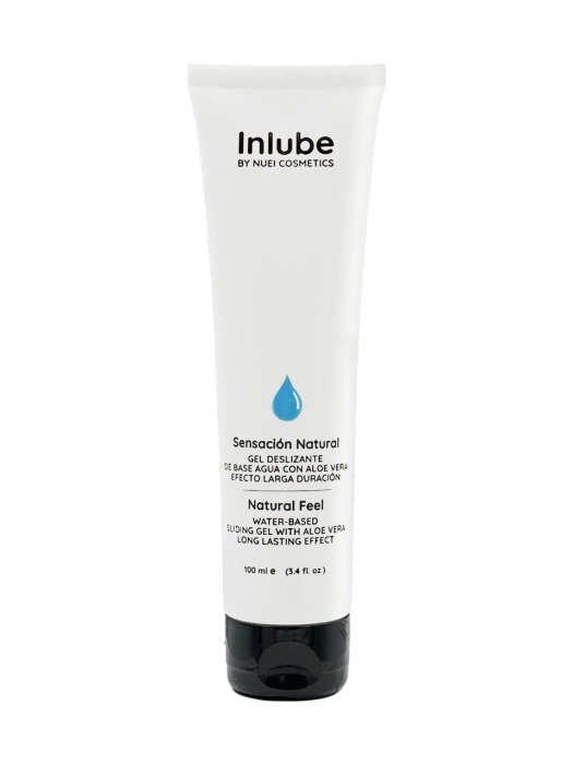 Интимный лубрикант с алоэ вера Inlube Natural Feel - 100 мл. - Nuei cosmetics - купить с доставкой в Мытищах
