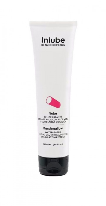 Лубрикант на водной основе Nuei Inlube с алоэ вера и ароматом маршмеллоу -100 мл. - Nuei cosmetics - купить с доставкой в Мытищах