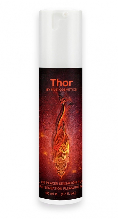 Возбуждающий унисекс гель Thor Fire Gel - 50 мл. - Nuei cosmetics - купить с доставкой в Мытищах