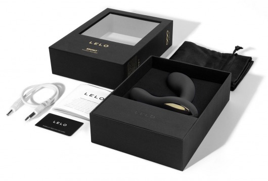 Чёрный перезаряжаемый стимулятор простаты Bruno Black - Lelo - в Мытищах купить с доставкой