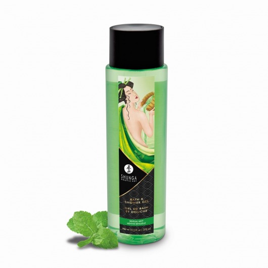 Гель для душа Sensual Mint с ароматом мяты - 370 мл. -  - Магазин феромонов в Мытищах
