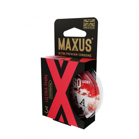 Ультратонкие презервативы MAXUS AIR Ultra Thin - 3 шт. - Maxus - купить с доставкой в Мытищах