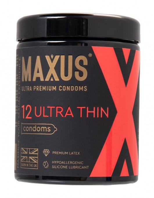 Ультратонкие презервативы MAXUS Ultra Thin - 12 шт. - Maxus - купить с доставкой в Мытищах