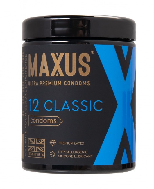 Классические презервативы MAXUS Classic - 12 шт. - Maxus - купить с доставкой в Мытищах