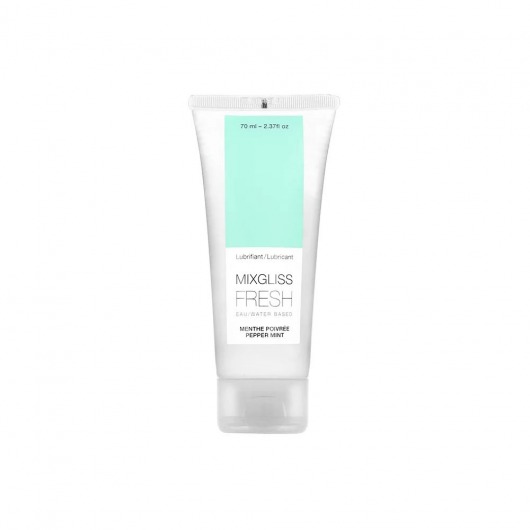 Лубрикант с охлаждающим эффектом Mixgliss Fresh Pepper Mint - 70 мл. - Strap-on-me - купить с доставкой в Мытищах