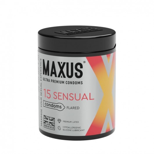Анатомические презервативы MAXUS Sensual - 15 шт. - Maxus - купить с доставкой в Мытищах