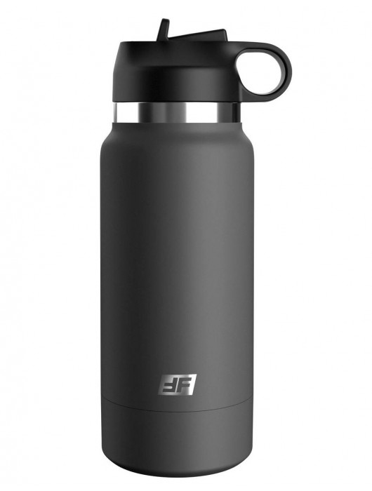 Серый мастурбатор в виде бутылки F*ck Flask - Pipedream - в Мытищах купить с доставкой