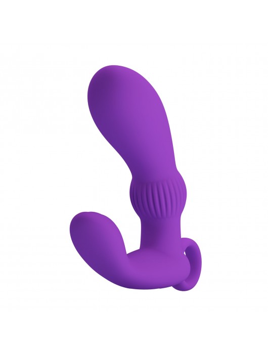 Фиолетовый вибромассажёр для массажа простаты Cayla - 11,2 см. - Baile - в Мытищах купить с доставкой