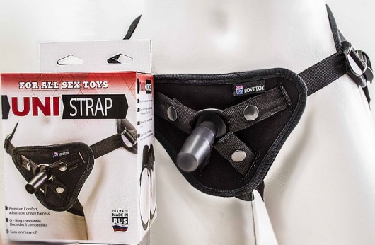 Универсальные трусики Harness UNI strap с корсетом - LOVETOY (А-Полимер) - купить с доставкой в Мытищах