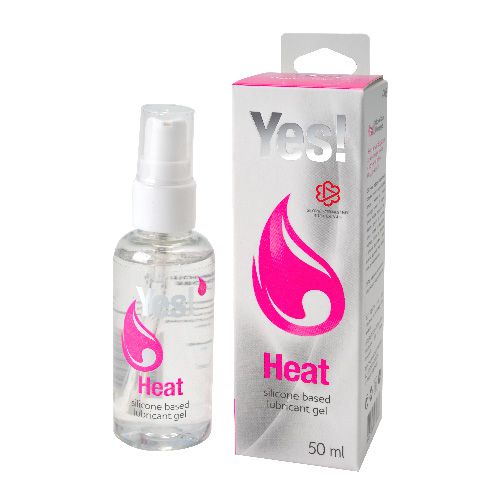 Возбуждающая силиконовая вагинальная смазка Yes Heat - 50 мл. - Sitabella - купить с доставкой в Мытищах