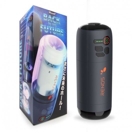 Черный вибромастурбатор Back To The Future - Rends - в Мытищах купить с доставкой