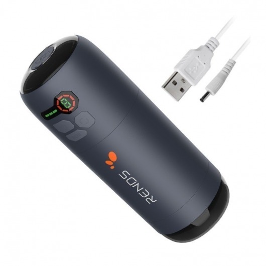 Черный вибромастурбатор Back To The Future - Rends - в Мытищах купить с доставкой