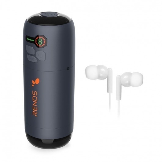 Черный вибромастурбатор Back To The Future - Rends - в Мытищах купить с доставкой