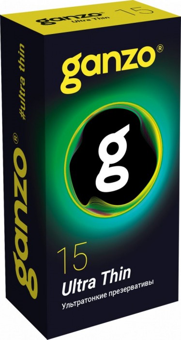 Прозрачные ультратонкие презервативы Ganzo Ultra thin - 15 шт. - Ganzo - купить с доставкой в Мытищах