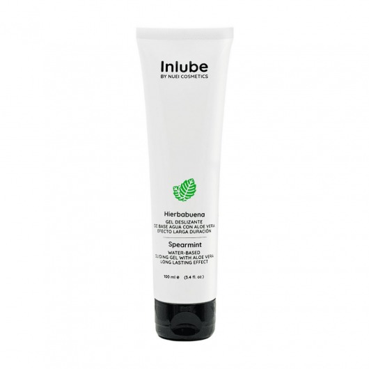 Водный лубрикант Nuei Inlube с алоэ вера и ароматом мяты - 100 мл. - Nuei cosmetics - купить с доставкой в Мытищах