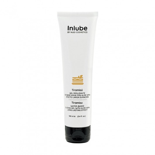 Водный лубрикант Nuei Inlube с алоэ вера и ароматом тирамису - 100 мл. - Nuei cosmetics - купить с доставкой в Мытищах