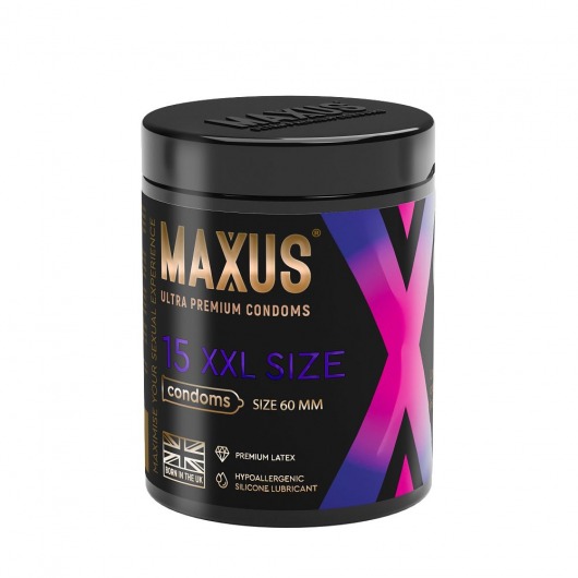 Презервативы увеличенного размера Maxus XXL - 15 шт. - Maxus - купить с доставкой в Мытищах