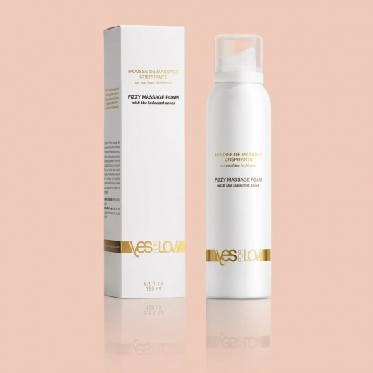 Массажная пена Fizzy Massage Foam - 150 мл. - YESforLOV - купить с доставкой в Мытищах