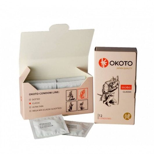 Презервативы OKOTO Classic - 12 шт. - Sitabella - купить с доставкой в Мытищах