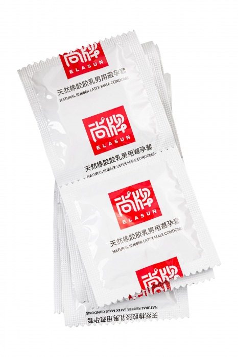 Презервативы с точками и ребрами Elasun Ribbed and Dotted - 10 шт. - Elasun - купить с доставкой в Мытищах