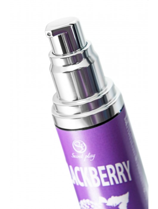 Массажное масло 2-в-1 Blackberry Hot Effect с разогревающим эффектом и вкусом ежевики - 50 мл. - Secret Play - купить с доставкой в Мытищах