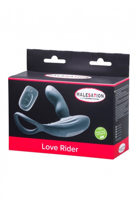 Стимулятор простаты с эрекционным кольцом Love Rider - MALESATION - в Мытищах купить с доставкой