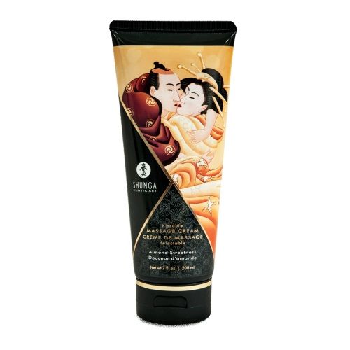 Массажный крем для тела с ароматом миндаля Almond Sweetness - 200 мл. - Shunga - купить с доставкой в Мытищах