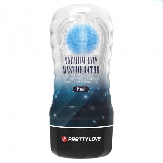 Прозрачный текстурированный мастурбатор Vacuum Cup Masturbator Planet - Baile - в Мытищах купить с доставкой