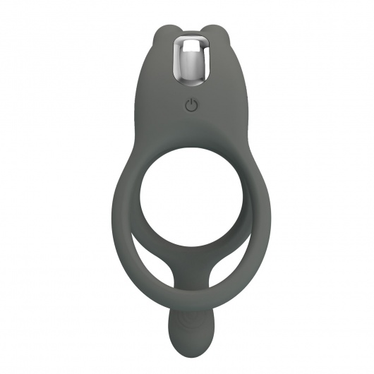 Серое эрекционное виброкольцо Dwayne - Baile - в Мытищах купить с доставкой