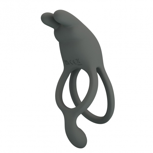 Серое эрекционное виброкольцо Dwayne - Baile - в Мытищах купить с доставкой