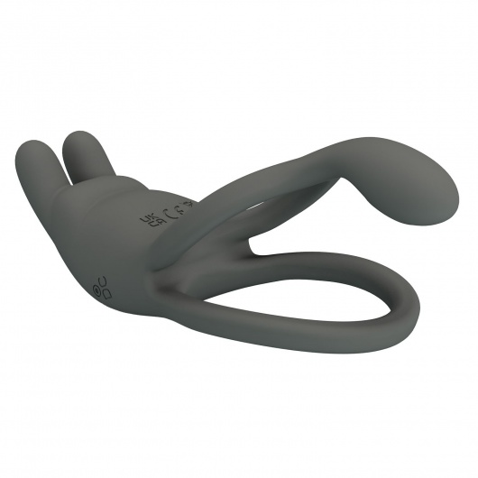 Серое эрекционное виброкольцо Dwayne - Baile - в Мытищах купить с доставкой