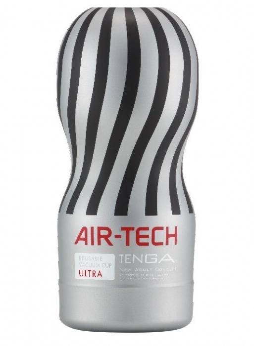 Серый мастурбатор Reusable Vacuum CUP ULTRA - Tenga - в Мытищах купить с доставкой