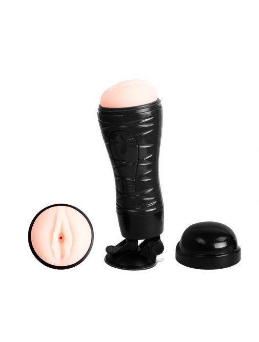 Мастурбатор-вагина Flora с присоской в основании - Baile - в Мытищах купить с доставкой