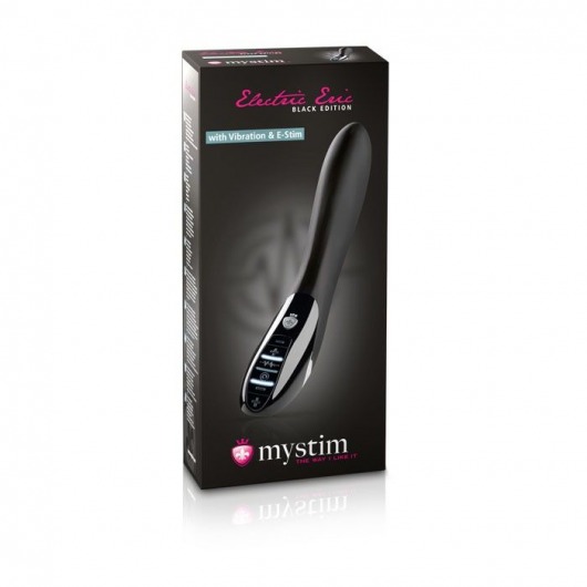 Черный вибратор с миостимуляцией Mystim Electric Eric Black Edition - 27 см. - MyStim - купить с доставкой в Мытищах