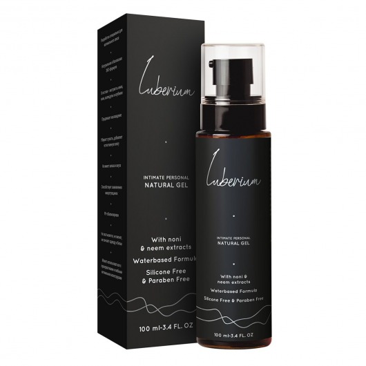 Интимный гель на водной основе с экстрактами нони и нима Luberium Natural Gel - 100 мл. - Luberium - купить с доставкой в Мытищах