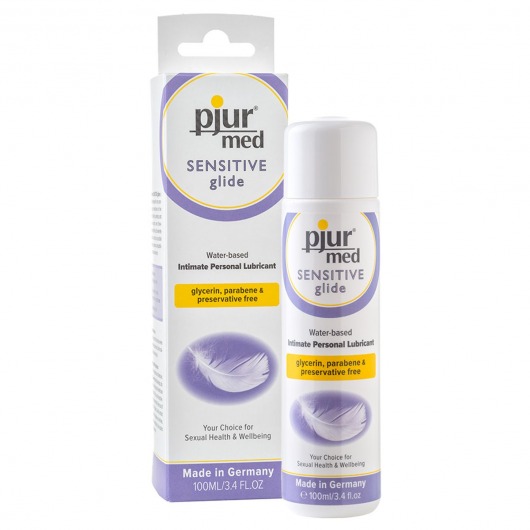 Лубрикант для чувствительной кожи pjur MED Sensitive glide - 100 мл. - Pjur - купить с доставкой в Мытищах