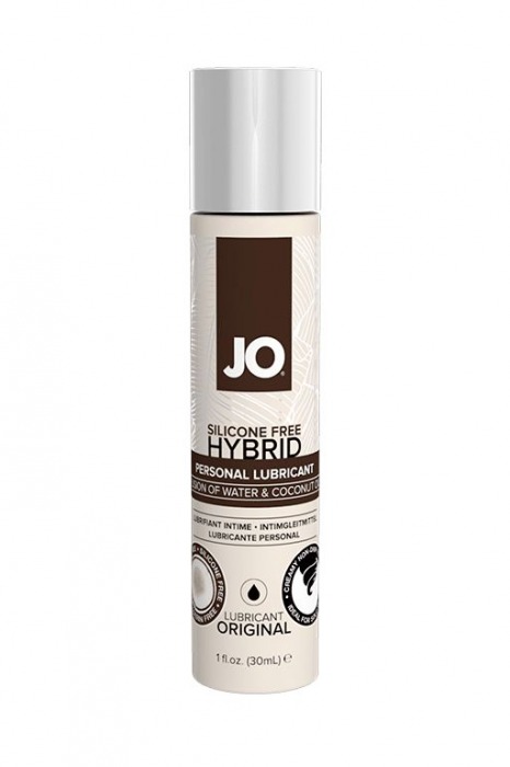 Водно-масляный лубрикант JO Silicon free Hybrid Lubricant ORIGINAL- 30 мл. - System JO - купить с доставкой в Мытищах