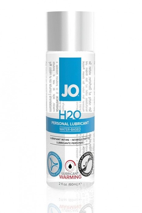 Возбуждающий лубрикант на водной основе JO Personal Lubricant H2O Warming - 60 мл. - System JO - купить с доставкой в Мытищах