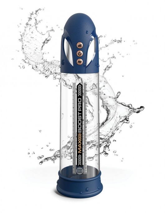 Синяя вакуумная автоматическая помпа Max Boost Pro Flow - Pipedream - в Мытищах купить с доставкой