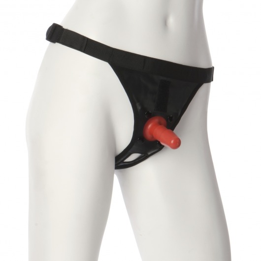 Трусики со штырьком для фиксации насадок Ultra Harness with Plug - Doc Johnson - купить с доставкой в Мытищах