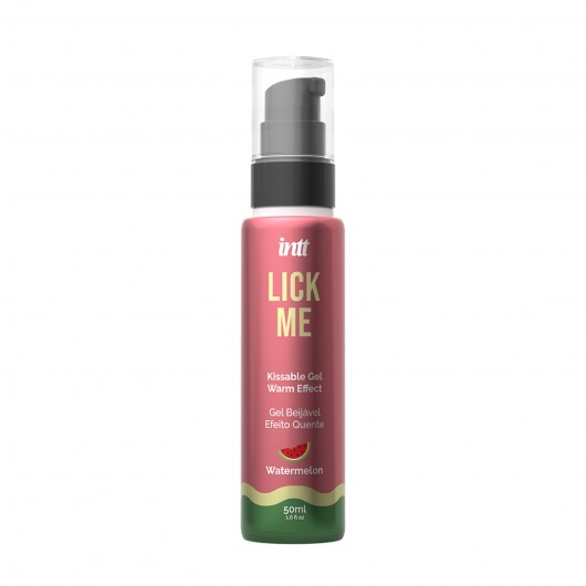 Гель Lick Me с согревающим эффектом и ароматом арбуза - 50 мл. - INTT - купить с доставкой в Мытищах