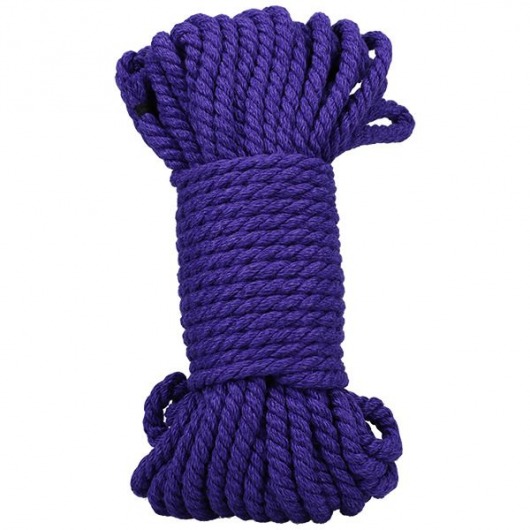 Фиолетовая верёвка для связывания и фиксации Bind Tie - 15,24 м. - Doc Johnson - купить с доставкой в Мытищах
