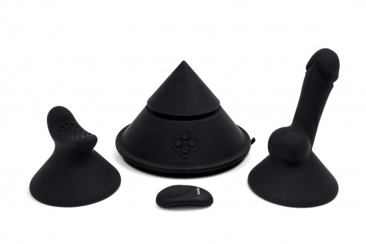 Конусный вибромассажер Cowgirl Cone с 2 насадками - CowGirl - купить с доставкой в Мытищах