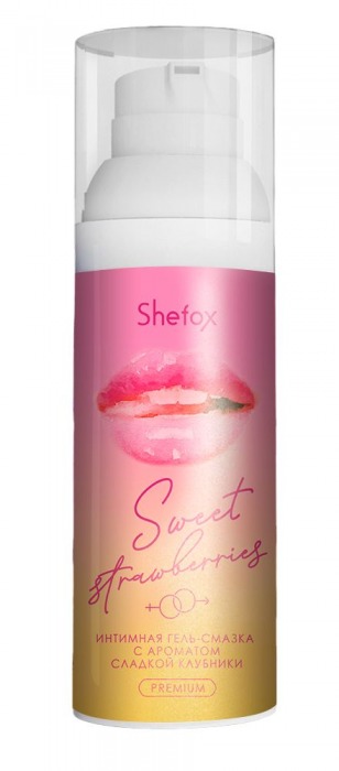 Интимная гель-смазка Shefox Premium «Сладкая клубника» - 50 мл. - Shefox - купить с доставкой в Мытищах