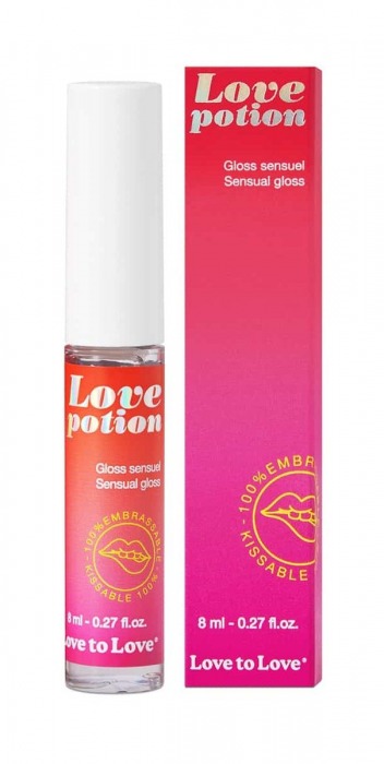 Возбуждающий блеск для губ Love Potion - 8 мл. - Love to Love - купить с доставкой в Мытищах