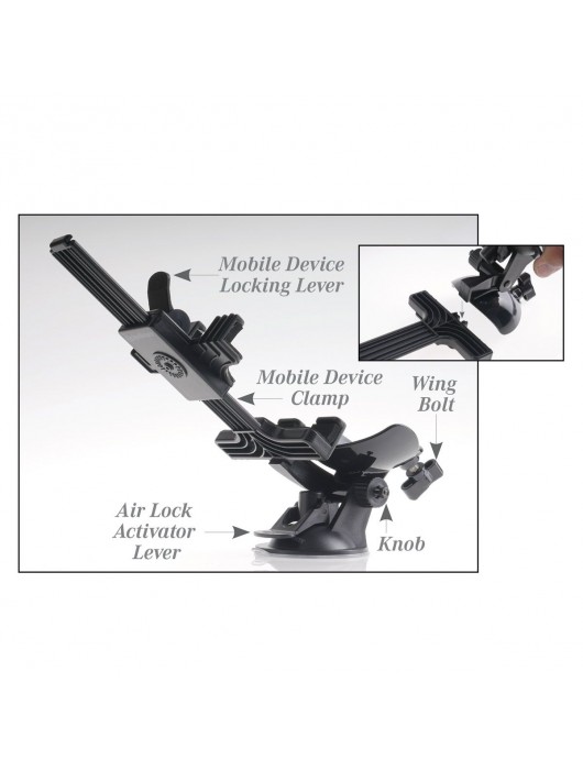 Перезаряжаемый мастурбатор-вагина с держателем для мобильных устройств Extreme Toyz Me - Pipedream - в Мытищах купить с доставкой