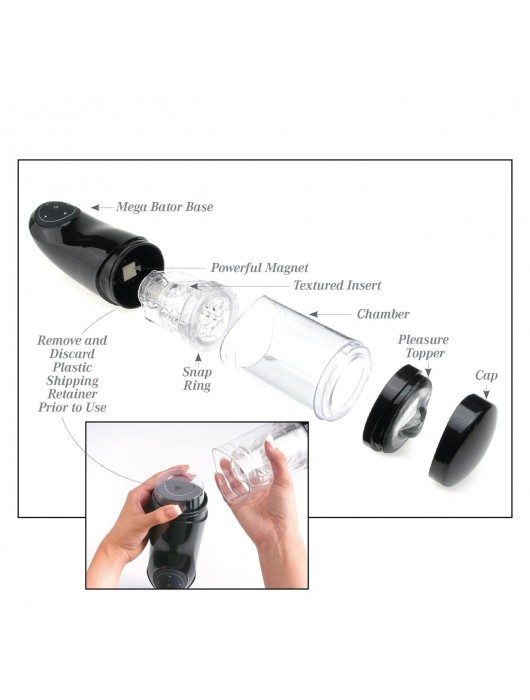 Перезаряжаемый мастурбатор-вагина с держателем для мобильных устройств Extreme Toyz Me - Pipedream - в Мытищах купить с доставкой