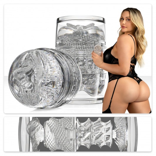 Прозрачный двусторонний мастурбатор Fleshlight Quickshot Mia Malkova - Fleshlight - в Мытищах купить с доставкой