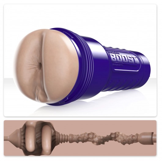 Телесный мастурбатор-анус Fleshlight Boost Blast Female - Fleshlight - в Мытищах купить с доставкой